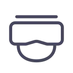 Headset Top View SVG Icon